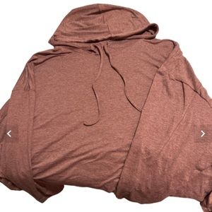 Girlfriend Collective | ReSet hoodie | Plus size 4x | lightweight | cropped